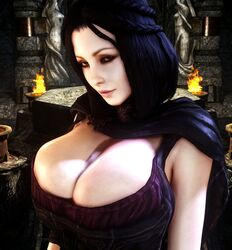 1girls 3d 3d_(artwork) alternate_breast_size athletic athletic_female black_hair blue_eyes breasts breasts_bigger_than_head brown_eyes bust busty cleavage cosplay curvaceous curvy female female_only female_solo gigantic_breasts hips huge_breasts humanoid kate_beckinsale large_breasts selene_(underworld) serana_(cosplay) short_hair skyrim solo solo_female the_elder_scrolls thick thick_legs thick_thighs tight_clothes tight_clothing tight_fit underworld vaako vampire vampire_girl virtamate voluptuous wide_hips