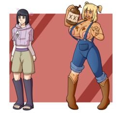 1girls before_and_after bimbo bimbofication brainwashing breast_expansion cloney farmgirl female female_only freckles hillbillification hillbilly huge_breasts hyuuga_hinata identity_death liquor naruto nipples race_swap redneck solo thick_thighs transformation_sequence wide_hips xxcloneyxx