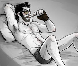 1boy lintufriikki male male_only sniper_(team_fortress_2) solo_male tagme team_fortress_2 underwear_only