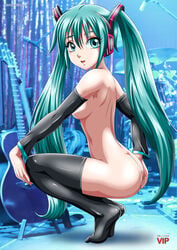 hatsune miku from vocaloid by bbmbbf