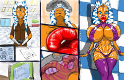 1girls ahsoka_tano alternate_breast_size ass_expansion before_and_after bimbo bimbofication bradtanker3 brainwashing brainwashing_machine breast_expansion clone_wars_ahsoka_(aged_up) covered_nipples female female_only huge_ass huge_breasts hyper_bimbo hypnosis identity_death lip_expansion mechanical_fixation mind_control navel nipples orange_skin solo star_wars thick_lips thick_thighs togruta transformation_sequence wide_hips