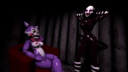 arms_behind_head breasts breasts_out cindy_(fnac) fazbear_fanverse five_nights_at_candy's five_nights_at_freddy's five_nights_at_freddy's_2 hip_focus hips marionette_(fnaf) poor_quality puppet_(fnaf) vagina vulva