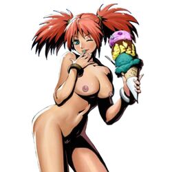 cute ice_cream metal_slug military nadia_cassel nude nude_female pigtails pink_hair snk tagme video_games