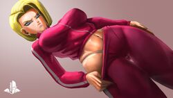 android 18 from dragon ball by elitenappa