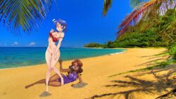 2girls alya_cesaire assisted_exposure bikini breasts delux exposed female female_only hi_res high_resolution marinette_cheng marinette_dupain-cheng miraculous_ladybug multiple_girls nipples pussy uncensored undressing_another