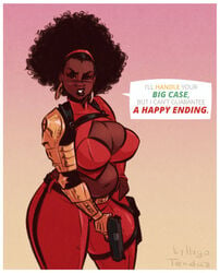 1girls big_belly big_breasts breasts brown_body brown_skin busty chubby chubby_female cleavage curvaceous curvy curvy_body curvy_female curvy_figure dark-skinned_female dark_skin eyebrows eyelashes eyes female female_focus hair hero heroes_for_hire heroine hips hourglass_figure huge_breasts hugotendaz human large_breasts legs lips marvel marvel_comics misty_knight plump superhero superheroine thick thick_legs thick_thighs thighs tight_clothing top_heavy upper_body voluptuous waist wide_hips