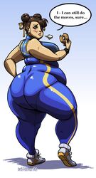 asian asian_female big_belly capcom chubby chubby_female chun-li chun-li_(street_fighter_alpha) fat fat_ass fat_folds fat_rolls love_handles plump plump_ass street_fighter street_fighter_alpha tail-blazer thick thick_ass thick_legs thunder_thighs weight_gain