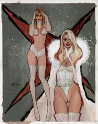 emma_frost mark_beachum marvel straight_hair white_queen x-men