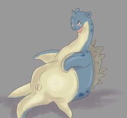 blue_skin color female female_only lapras nintendo nude pokemon pussy shell sitting solo tagme vulva