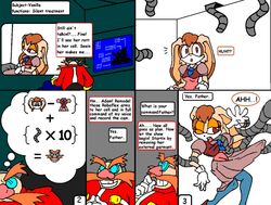 anthro comic dr_robotnik fur furry human interspecies mammal rabbit sonic_(series) tagme terrenslks vanilla_the_rabbit