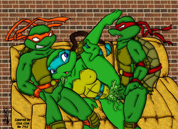 2boys anthro female male michelangelo ninja_turtles:_the_next_mutation ramires raphael sex straight tagme teenage_mutant_ninja_turtles turtle venus_de_milo