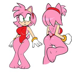 amy rose from sonic (series) by monamania