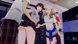 2boys 2girls 3d 3d_animation accurate_art_style akira_kurusu anal anal_penetration anal_sex animated ann_takamaki ass atlus blonde blonde_hair blonde_hair_female blonde_hair_male blue_eyes breasts brown_eyes brown_hair brown_hair_female clothed clothed_female clothed_male clothed_sex clothing female_focus foursome from_behind holding_hands joker_(persona) light-skinned_female light-skinned_male light_skin long_hair long_hair_female makoto_niijima medium_breasts megami_tensei mokujin_hornywood multiple_angles no_panties official_style penetration persona persona_5 ren_amamiya ryuji_sakamoto sega sex short_hair short_hair_female short_hair_male shorter_than_30_seconds shorter_than_one_minute shorter_than_two_minutes skinny slim sound standing standing_sex straight tagme taken_from_behind twintails video