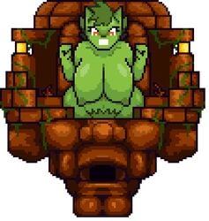 animated colored golem_(terraria) monster_girl pancaketomo tagme terraria terraria_(lewdrraria)