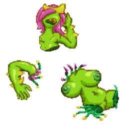 colored decapitation dismemberment fungi_fungisson gore monster_girl tagme terraria