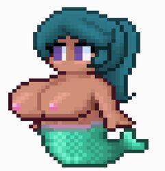 1girls animated big_breasts breasts colored female female_only huge_breasts lard_bucket large_breasts monster_girl solo solo_female tagme terraria terraria_(lewdrraria)