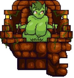 animated colored golem_(terraria) monster_girl pancaketomo tagme terraria terraria_(lewdrraria)