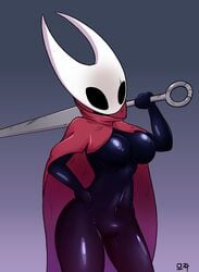 1girls anonymouse anthro anthrofied barely_visible_pussy belly belly_button big_breasts black_body black_eyes black_sclera black_skin blank_eyes breasts casual cloak clothed clothes clothing dark_skin empty_eyes featureless_breasts female female_only hips holding holding_object holding_weapon hollow_knight hornet_(hollow_knight) humanoid large_breasts mask naked navel needle no_mouth no_nipples no_pupils nude nude_female nudity outerwear pussy simple_background solo solo_female thick thick_thighs thighs voluptuous watermark weapon wide_hips