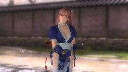 3d breasts cosplay dead_or_alive female game_screenshot honoka_(doa) japanese_clothes kasumi_(doa) kasumi_(doa)_(cosplay) revealing_clothes screenshot solo tagme