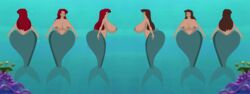 areolae ariel ariel_(the_little_mermaid) ass big_ass big_breasts breasts commission dat_ass disney disney_princess disney_villains dk female huge_ass huge_breasts mermaid nipples riffsandskulls the_little_mermaid the_little_mermaid_(1989_film) topless underwater ursula_(the_little_mermaid) vanessa_(the_little_mermaid) wedding_ring yuri