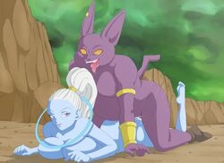 ambiguous_penetration angel_(dragon_ball) breasts champa dragon_ball dragon_ball_super female from_behind god_of_destruction humanoid_cat male universe_6 universe_6/universe_7 universe_6_girls vados