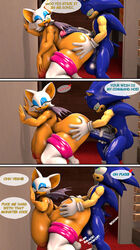 ahe_gao bat_wings comic excited gigantic_breasts gigantic_penis hands_on_ass hands_on_wall large_ass long_penis onomatopoeia rouge_the_bat sonic_(series) sonic_the_hedgehog spoken_heart thigh_boots toxictigerex