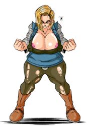 android 18 from dragon ball by santaima z