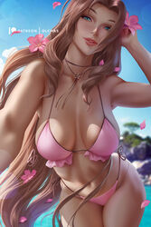 aerith gainsborough from final fantasy by olchas