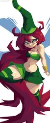 1girls betilla_(rayman) busty clothed clothing curvy fairy female female_focus female_only long_hair narrow_shoulders no_outlines nymph_(rayman) rayman_(series) red_hair solo solo_female solo_focus thick_thighs thin_waist thunder_thighs werfmight white_background