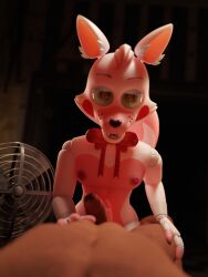 2boys 2guys 2men 3d anon anonymous_male anthro anthro_on_human cock first_person_view five_nights_at_freddy's five_nights_at_freddy's_2 fnaf2_location fox fox_ears fox_humanoid fox_tail frottage frotting funtime_foxy_(fnaf) gay human human_on_anthro human_on_robot imminent_penetration imminent_sex male male_focus male_only mangle_(fnaf) miitro_d penis penis_size_difference pov robot robot_on_human slight_size_difference small_top_big_bottom spread_legs spreading submissive_human submissive_male submissive_pov taker_pov white_body yellow_eyes