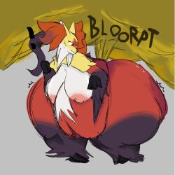 delphox from game freak by insipidsaturn