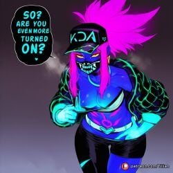 akali from k/da (league of legends) by tillian