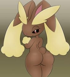 lopunny from gamefreak by furry-bites