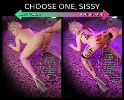2boys age_difference cloud_strife comic comic_page crossdressing daddy daddy_and_twink daddy_kink dildo_in_ass domination english_text faggot fat_male fat_man femboy gay gay_domination humiliation lingerie nautee rough_sex sissification sissy submissive_male trap yaoi