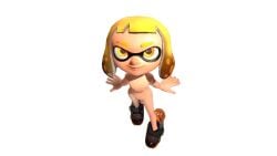 3d agent_4_(splatoon) animal_humanoid anthro cephalopod cephalopod_humanoid female flat_chest humanoid inkling inkling_girl looking_at_viewer lowres mask_(marking) meme naked_footwear nintendo nipples nude orange_eyes owo_sfm pointy_ears pseudo_hair pussy smile solo solo_female splatoon splatoon_(series) splatoon_2 splatoon_2:_octo_canyon squid surume_(splatoon) tentacle tentacle_hair white_background yellow_eyes