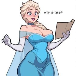 elsa (frozen) from disney by melongun