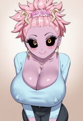 mina ashido from boku no hero academia by cucumber king