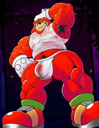 knuckles the echidna from sega by monkeymuku