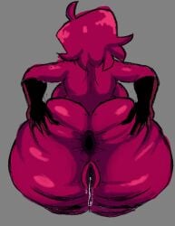 anus anus_focus ass_cheeks ass_focus ass_grab asshole asshole_opened_wide behind behind_view big_breasts black_anus black_asshole fat_ass friday_night_funkin friday_night_funkin_(minus_mod) gloves hourglass_figure large_ass minus_gf_(iagoanims) open_anus open_ass open_asshole opening_anus pussy pussy_juice pussy_juice_drip red_body showing_ass sixycherry thick_ass thick_thighs