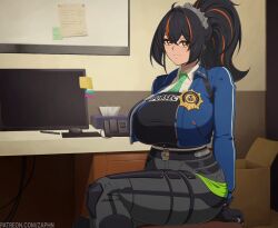 zhu yuan from zenless zone zero by zaphn