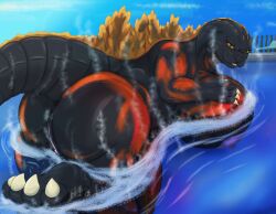 burning godzilla from godzilla (series) by artdumpofeeeee