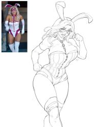 white rabbit (dc) from dc by tezy8art
