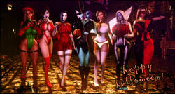 3d 3d_(artwork) 7girls alternate_breast_size athletic athletic_female big_breasts black_hair borderlands borderlands_3 breasts bulletstorm bust busty cambion catsuit cleavage clothing cosplay costume crossover curvaceous curvy dc dc_comics demon demon_girl dreadlocks elf female female_only final_fantasy final_fantasy_vii fishnets garry's_mod green_skin half_demon halloween hand_on_hip happy_halloween high_heel_boots high_heels hips hourglass_figure huge_breasts human humanoid hybrid kate_beckinsale large_breasts leather legs leotard looking_at_viewer low_cut_top mad_moxxi metroid midriff milf multiple_females multiple_girls naked necklace nipples nude nude_female purple_hair rachel_roth raven_(dc) resident_evil resident_evil_5 sci-fi science_fiction scifi selene_(underworld) sheva_alomar short_hair skin_tight soria superhero superheroine teen_titans thick thick_legs thick_thighs thighs thin_waist tifa_lockhart tight_clothes tight_clothing tight_fit trishka_novak underworld unreal_tournament vaako vampire vampire_girl virtamate voluptuous wide_hips