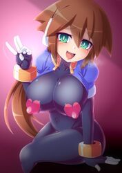 aile from mega man by semikichi