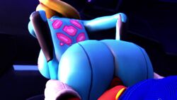 3d animated ass_eating ass_lick ass_rub ass_worship bimbo buttjob cunnilingus cunnilingus_through_clothes eating_ass facesitting jiggling_ass kishi mario mario_(series) metroid no_sound samus_aran tagme tongue_out video