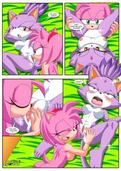 amy rose from burning love (comic) by bbmbbf