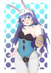 1girls blue_eyes blue_hair bunny_ears bunny_girl bunnysuit easter enderg fire_emblem fire_emblem_awakening fire_emblem_heroes long_hair looking_at_viewer lucina_(fire_emblem) lucina_(spring)_(fire_emblem) nintendo nipples open_mouth open_smile small_breasts smile solo solo_female symbol-shaped_pupils