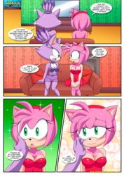amy rose from burning love (comic) by bbmbbf