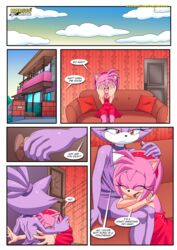 amy rose from burning love (comic) by bbmbbf