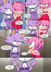 amy rose from burning love (comic) by bbmbbf